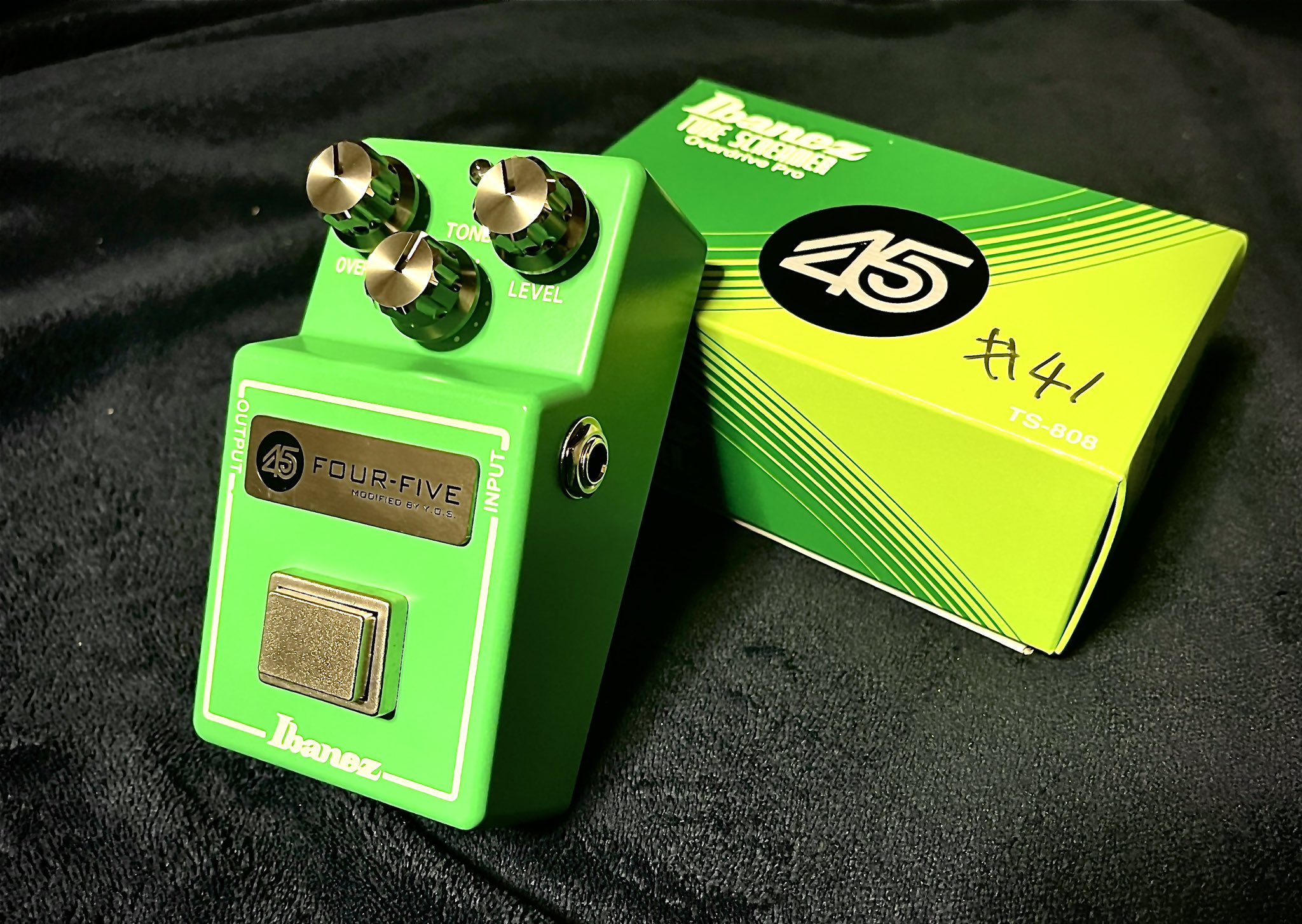 Ibanez FOUR-FIVE ts808 Y.O.S オーバードライブ TS808 Four-Five