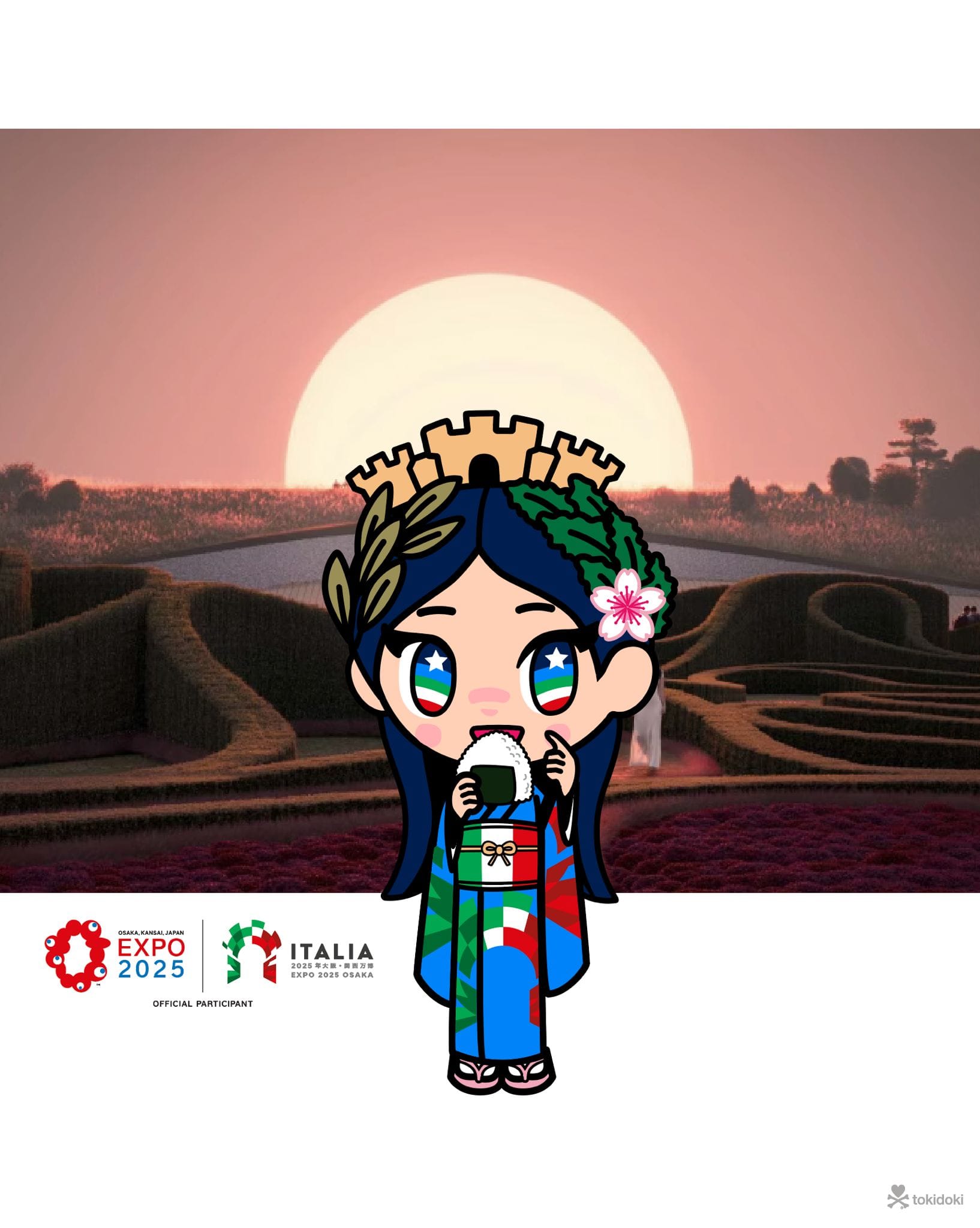 大阪関西万博 イタリアちゃん ブックマーク&マグネット イタリア