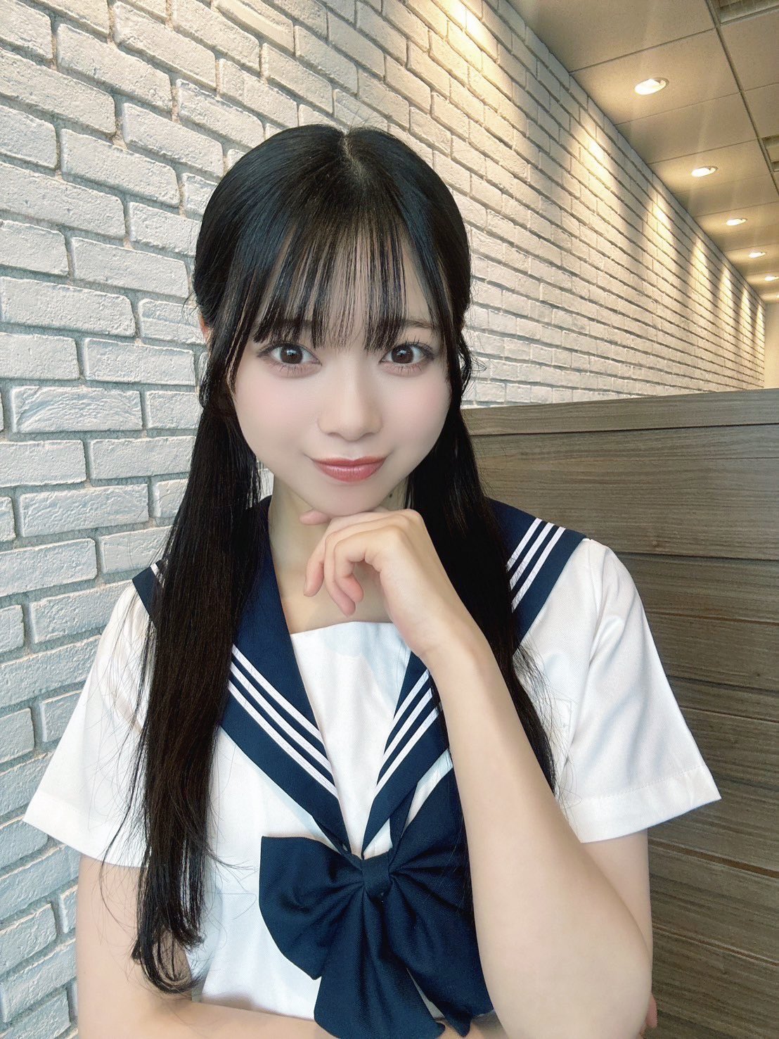 ≒JOY ニアジョイ 生写真 直筆 村山結香 チュウ ≒JOY ニアジョイ 村山