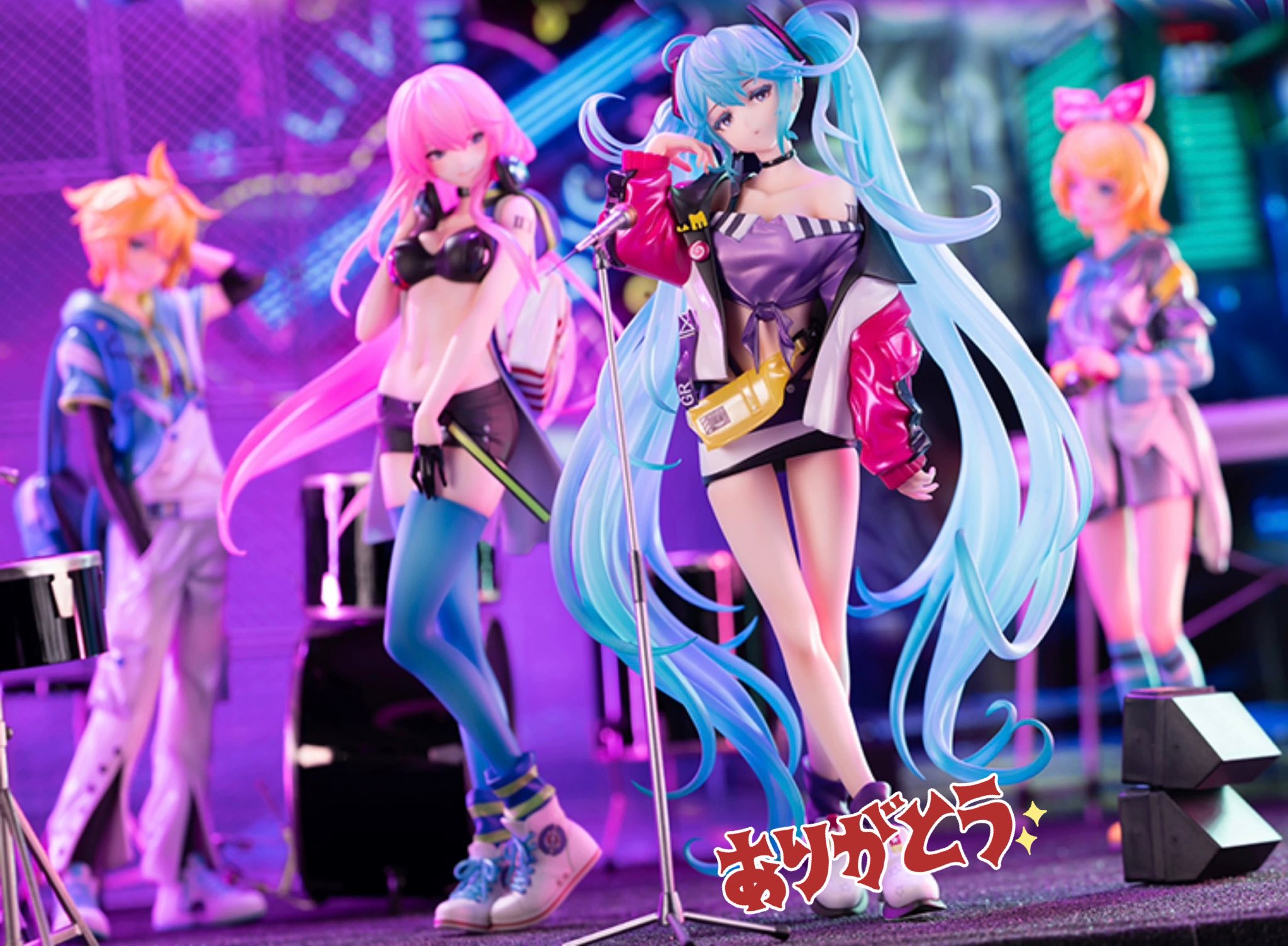 保管品]初音ミク Project DIVA Arcade プレミアムフィギュア 5種 未