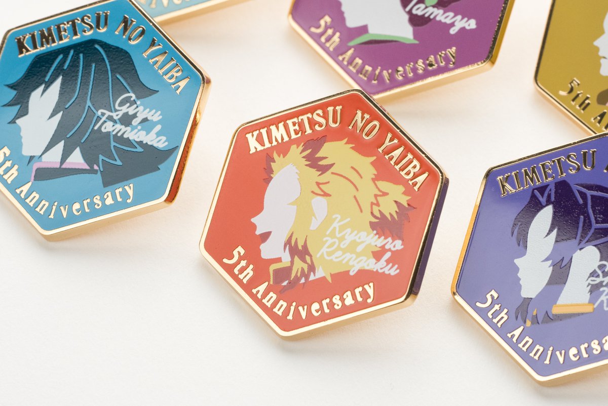 鬼滅の刃 伍周年記念祭 後夜祭 ピンズ クラフトホリック お知らせ】 鬼