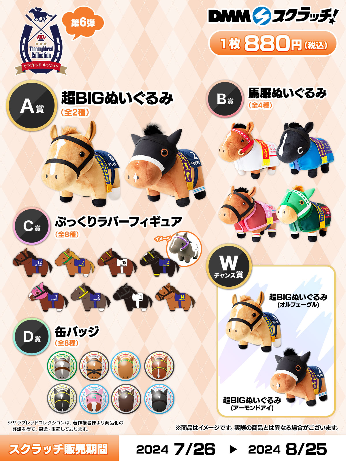 サラブレッドコレクション スクラッチ第六弾アーモンドアイオルフェーヴル