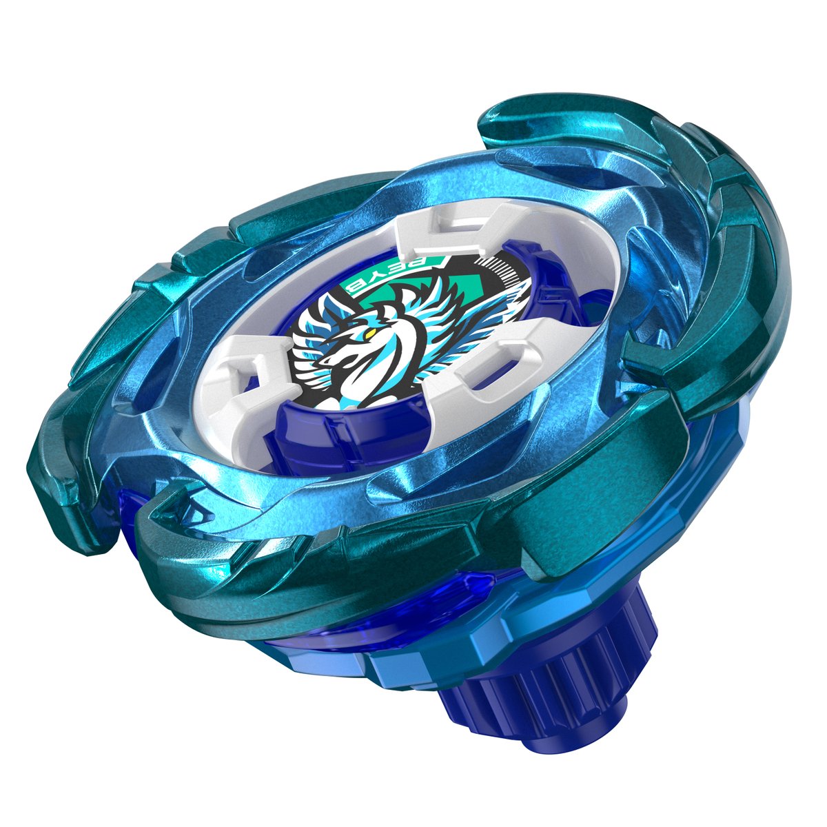 BEYBLADE X コバルトドレイク メタルコート ブルー クリア レアベイ
