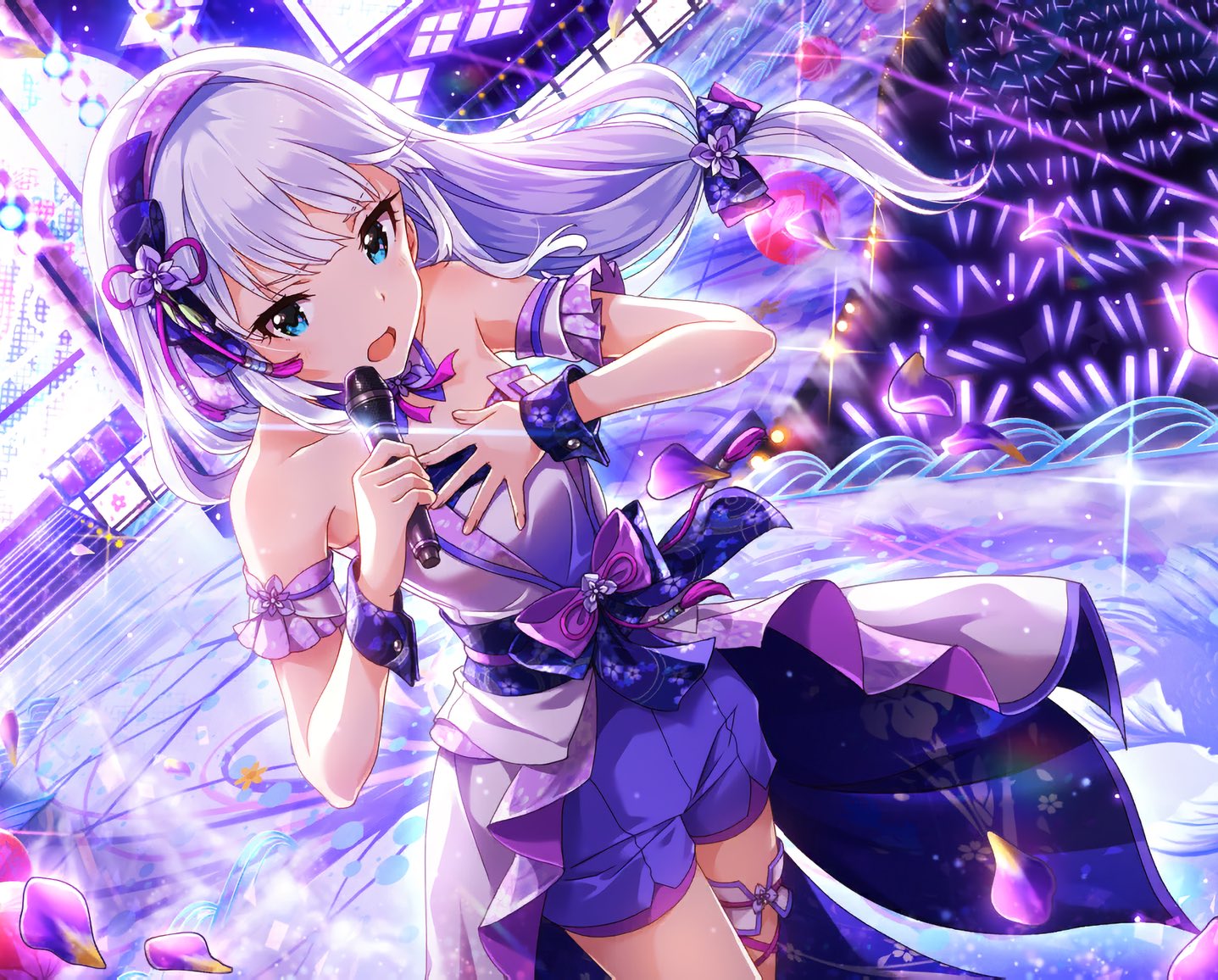 ヴァイスシュヴァルツ 都会の風に吹かれて 白石 紬‼️ ミリオンライブ