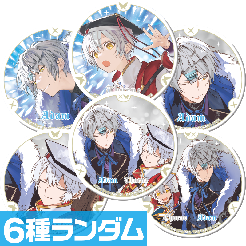 コンパス 13 メグメグ アダム 缶バッジ Amazon.co.jp: コンパス アダム