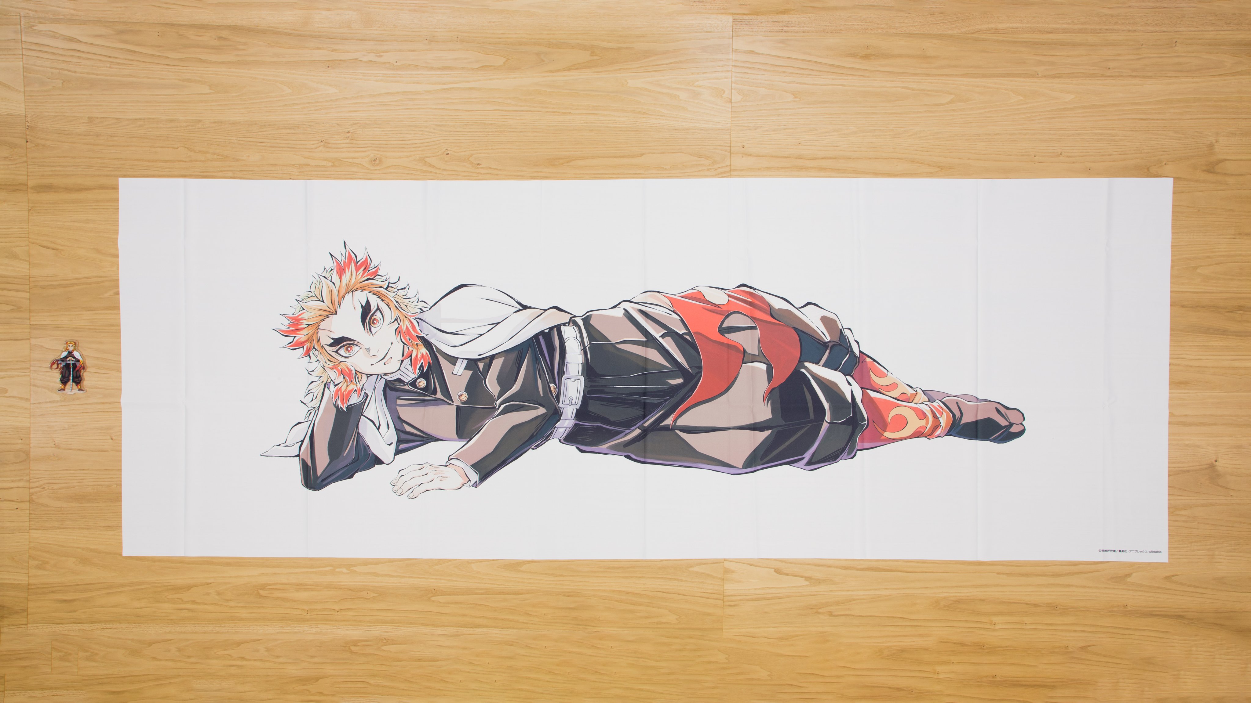 鬼滅の刃 コミケC104 寝そべり 煉獄杏寿郎セット うちわ ufotable