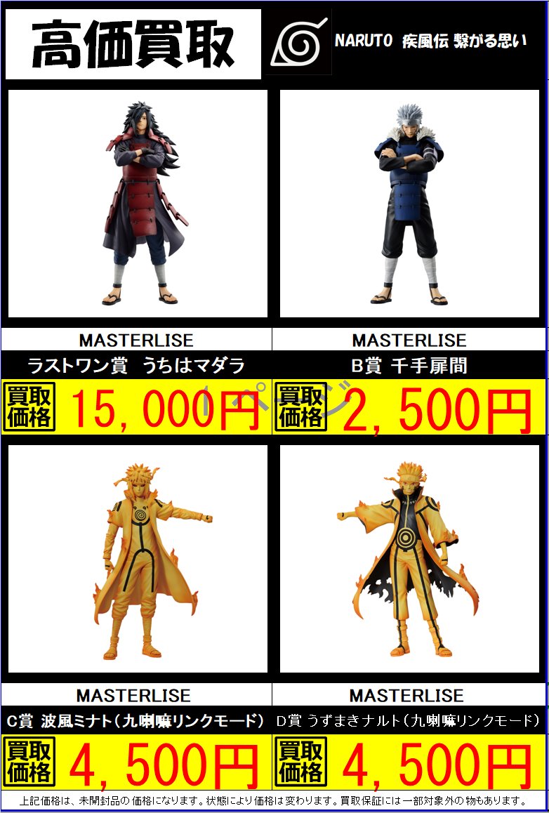 NARUTO 一番くじ 繋がる思い ラストワン賞 うちはマダラ