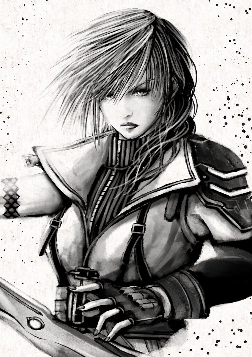 アルティメット イラストプレート ff13 ライトニング 野村哲也