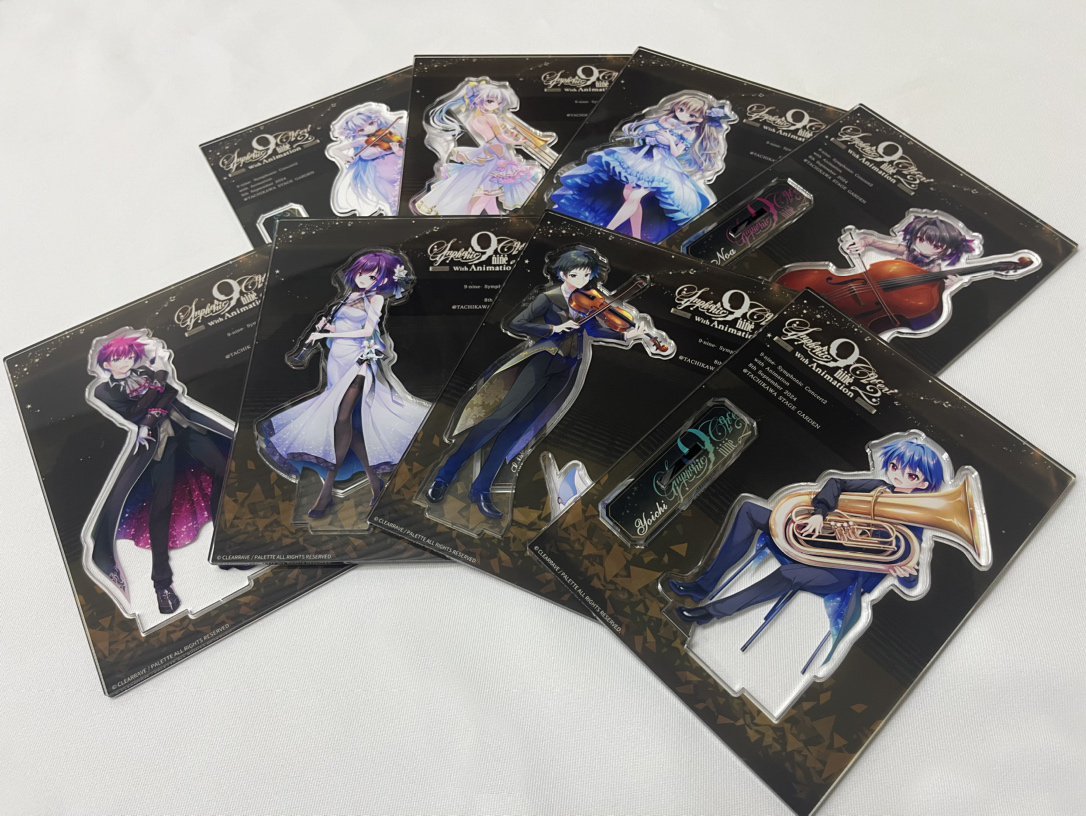 9-nine- アクリルスタンド 4体 9-nine- アクリルスタンドコレクション