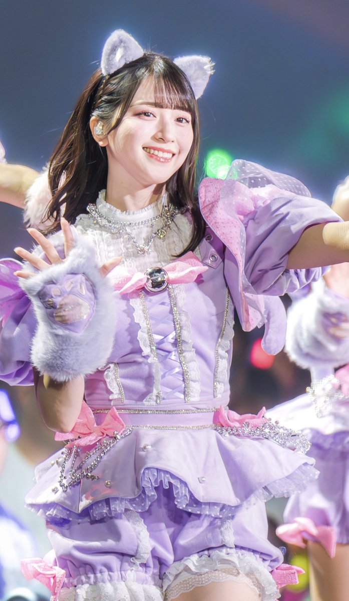 イコラブ 大場花菜 7周年 猫衣装 直筆 生写真 LOVE 大場花菜 生写真 7