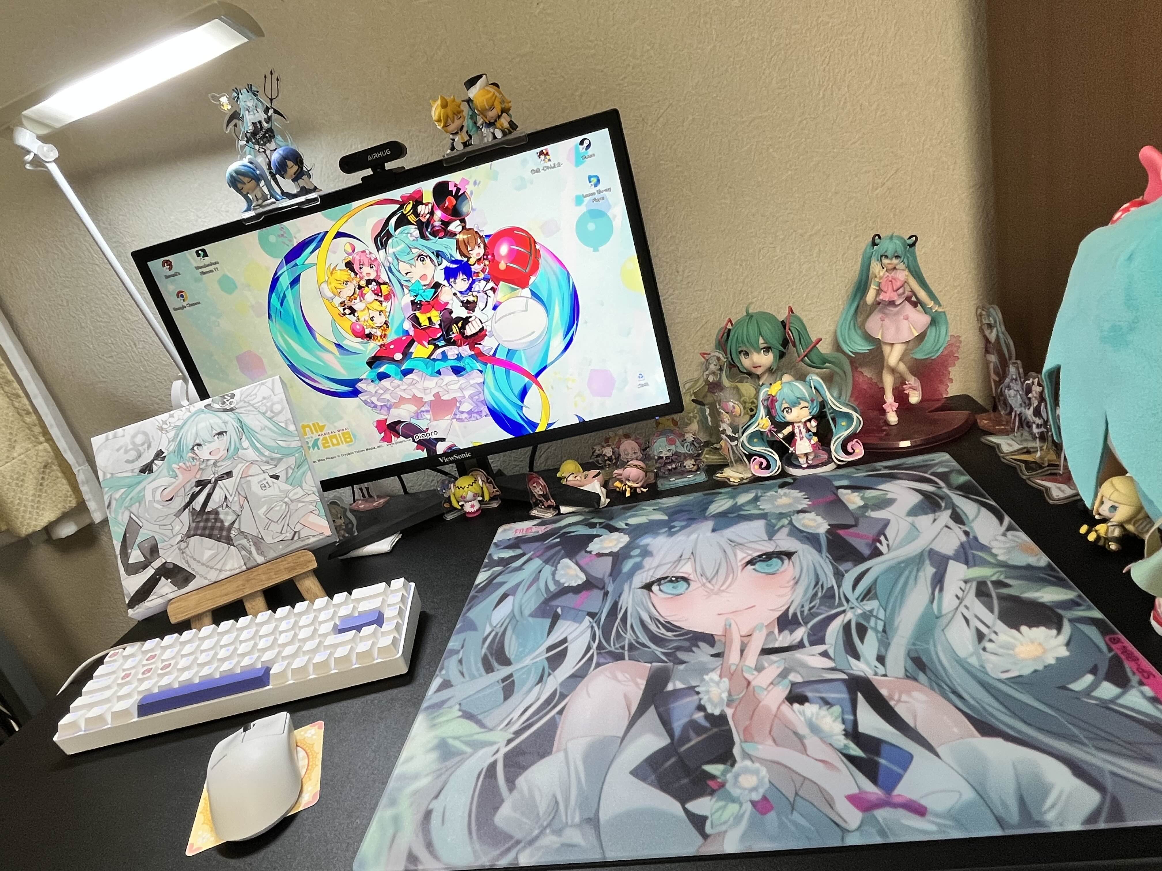 コレクション WALLHACK sp-004 初音ミク ガラスマウスパッド WALLHACK