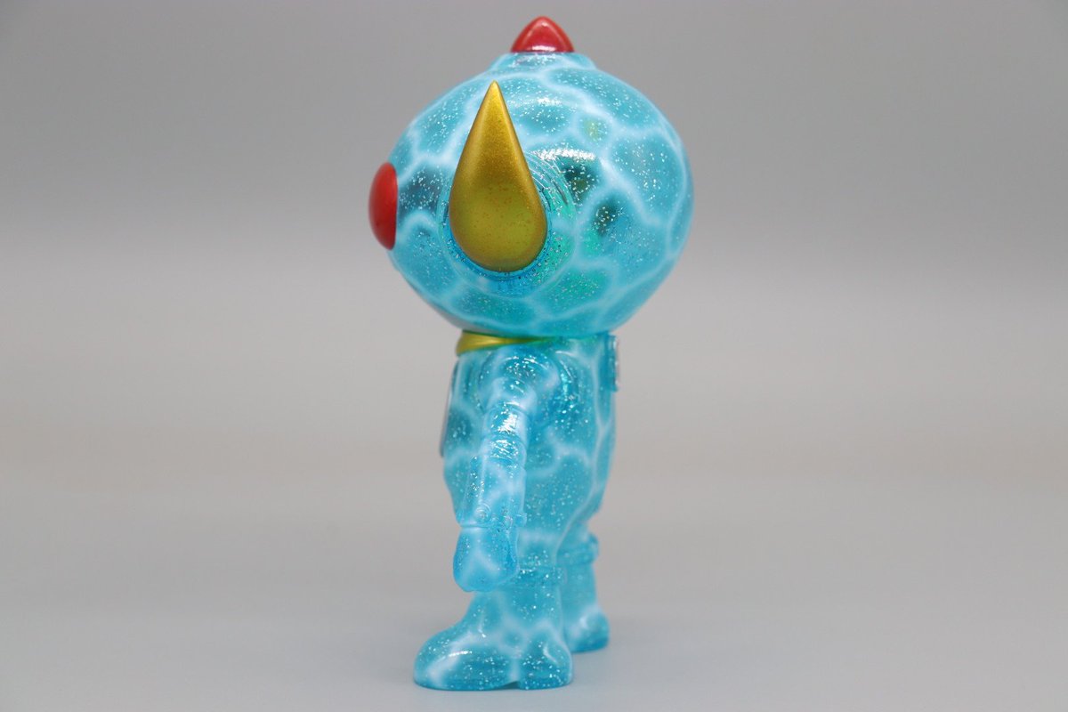 ペインターネット カエルーマ ストーンクラック ソフビ 蓄光