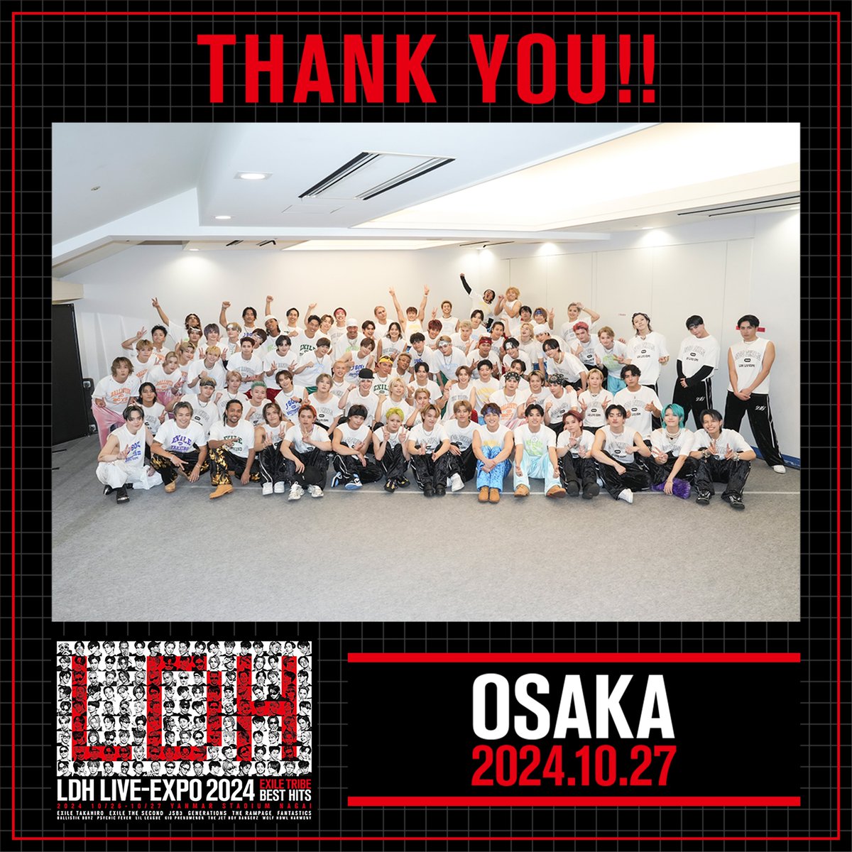 LDH LIVE-EXPO 2024 ｰEXILE TRIBE BEST HITS- OSAKA DAY-2 会場に
