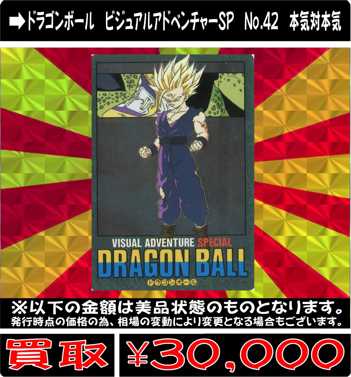 ドラゴンボール ビジュアルアドベンチャー スペシャル 42本気対本気