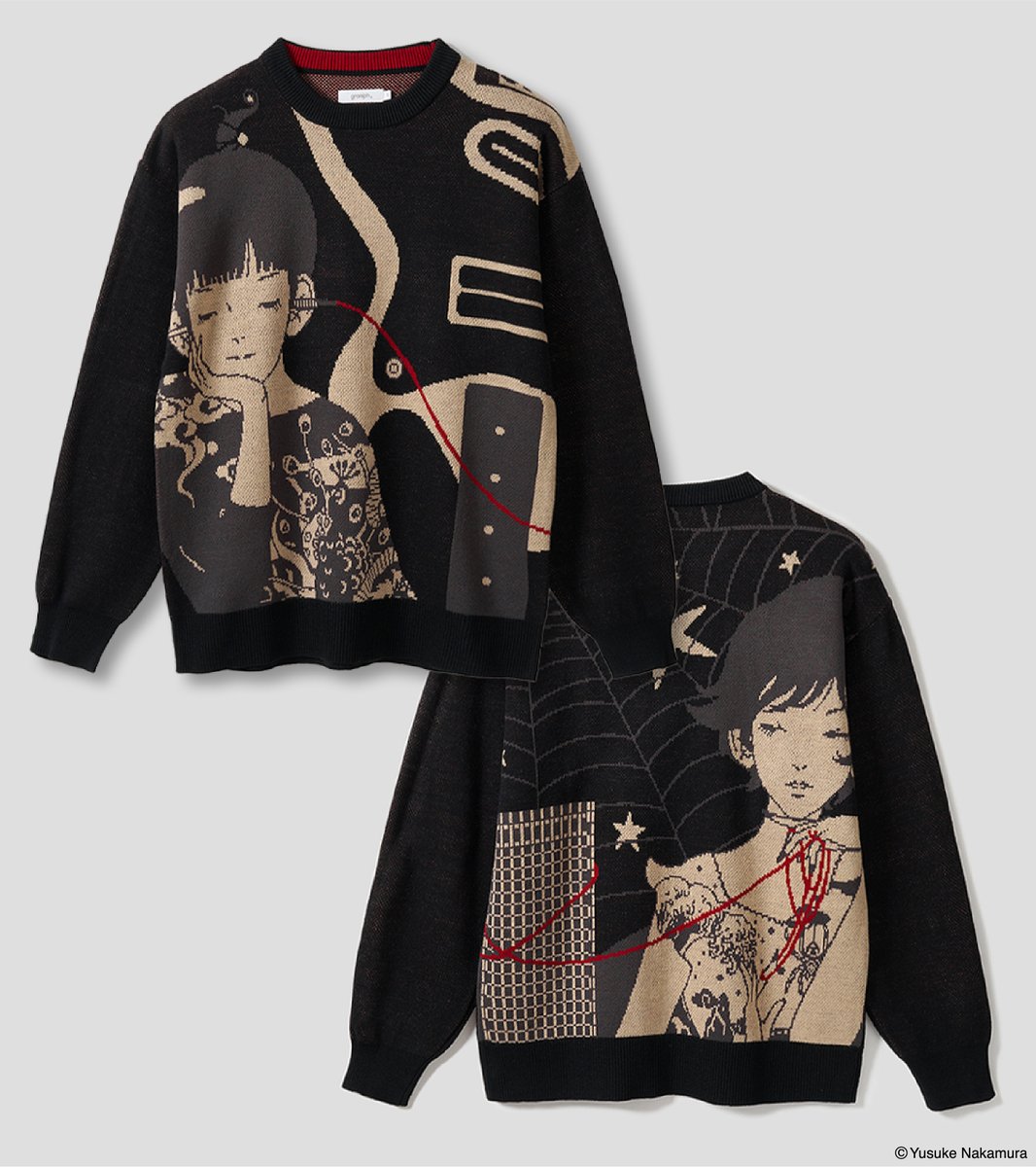 最終値下げ グラニフ graniph 中村佑介 Re:繋がる アジカン ニット