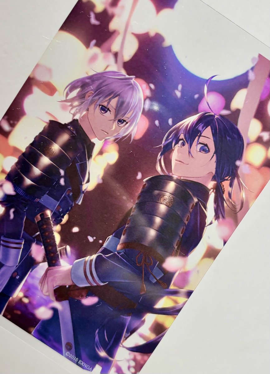 🌸新商品紹介🌸】 #刀剣乱舞 ONLINE 六周年記念祝画クリアポストカード