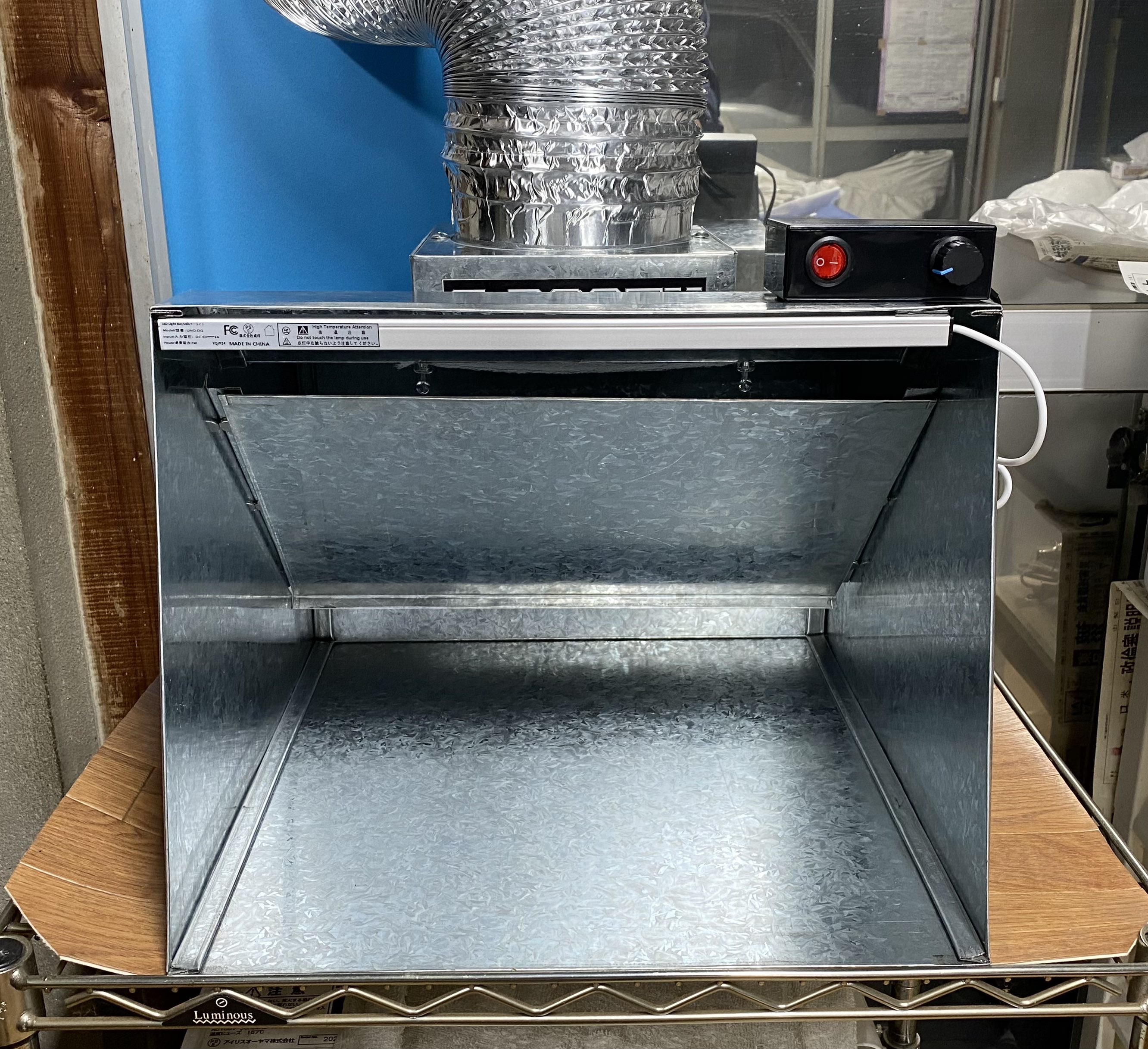 G-BOOTH M-02PLUS研磨塗装ブース 550m3/h実用新案三段階切換 G-BOOTH M