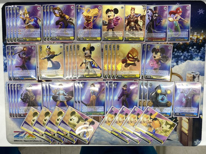 ヴァイスシュヴァルツ ディズニー ミラーウォリアーズ 8枝デッキ