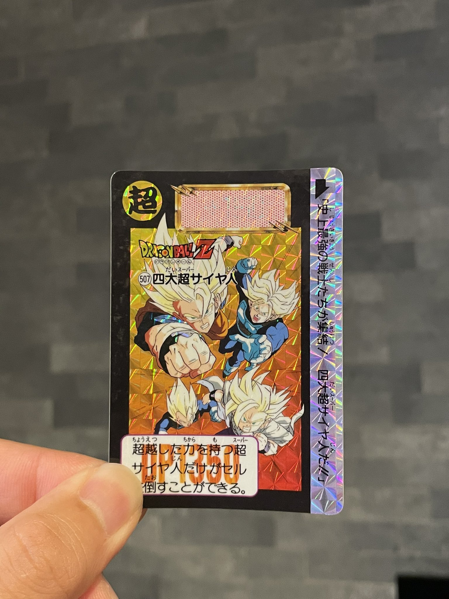 スナック版 ドラゴンボール カードダス 507 スナック版ドラゴンボール