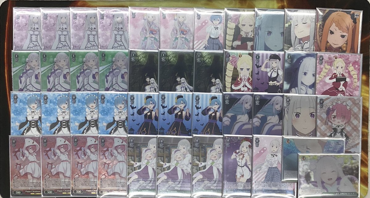 リゼロヴァイスシュヴァルツセミフルレアデッキ