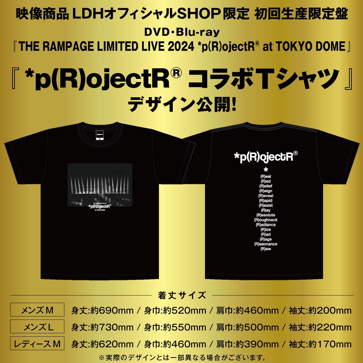 p(R)ojectR®︎ Slogan Tee LS ランペ XLサイズ 6/20(木)発売！】THE