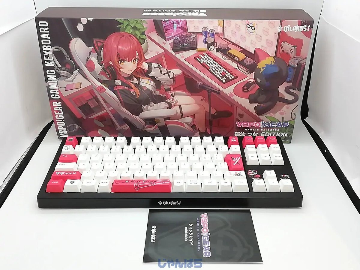 VSPO キーボード ねこたつ VSPO! GEAR ゲーミングキーボード 猫汰つな