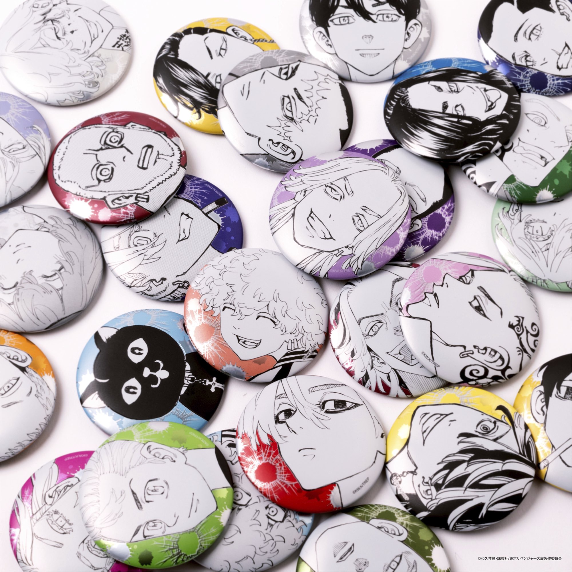 東京リベンジャーズ マイキーマート マットメタリック缶バッジ 佐野