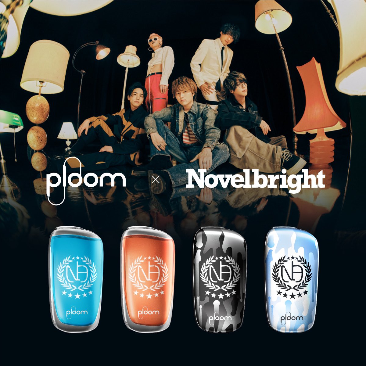 🚨Ploom×Novelbrightコラボ🚨】 JTの「Ploom」ブランドと Novelbright
