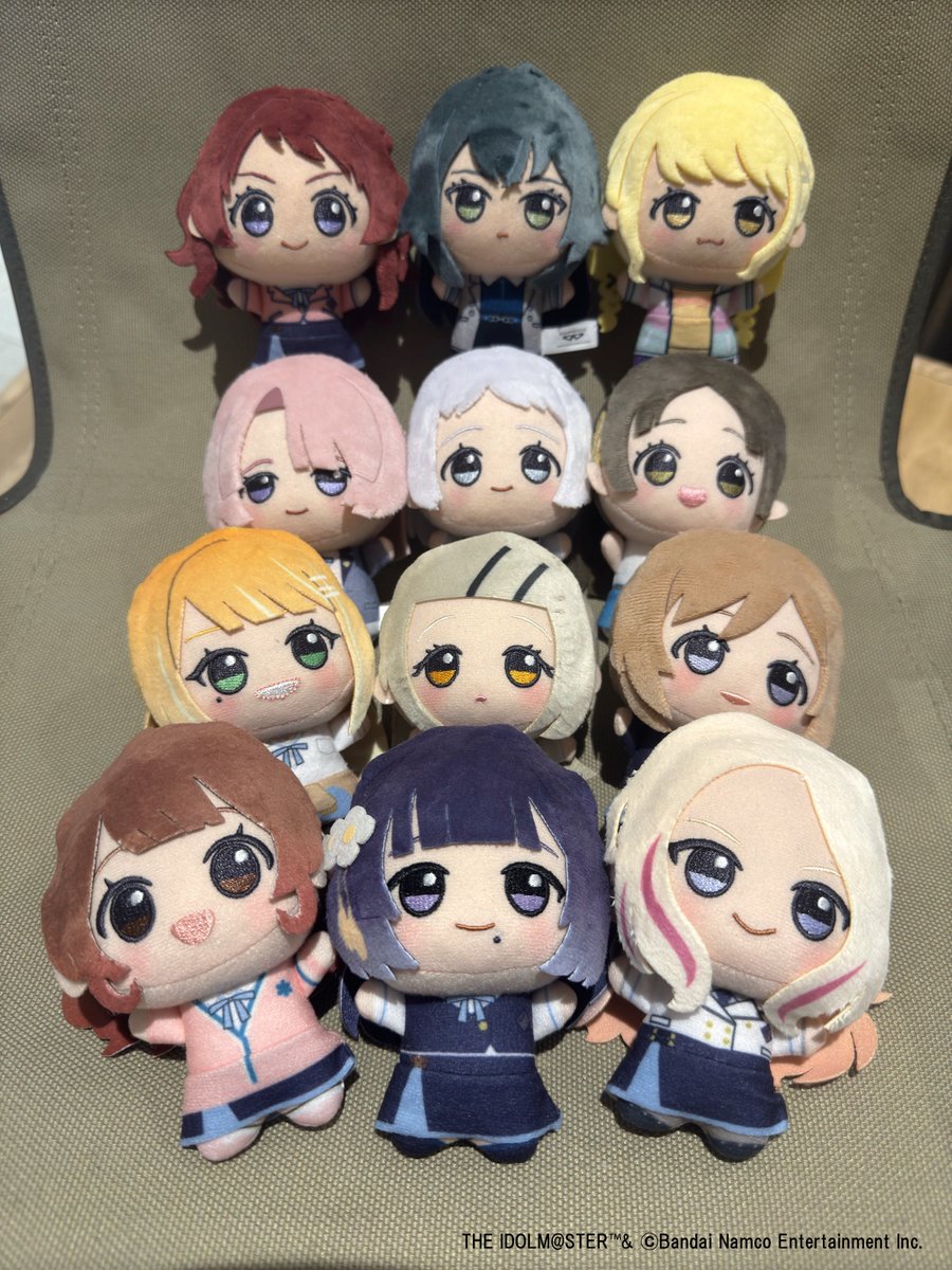 ナムコ限定 アイドルマスター ちびぐるみ アンサンブルスパークル 5体