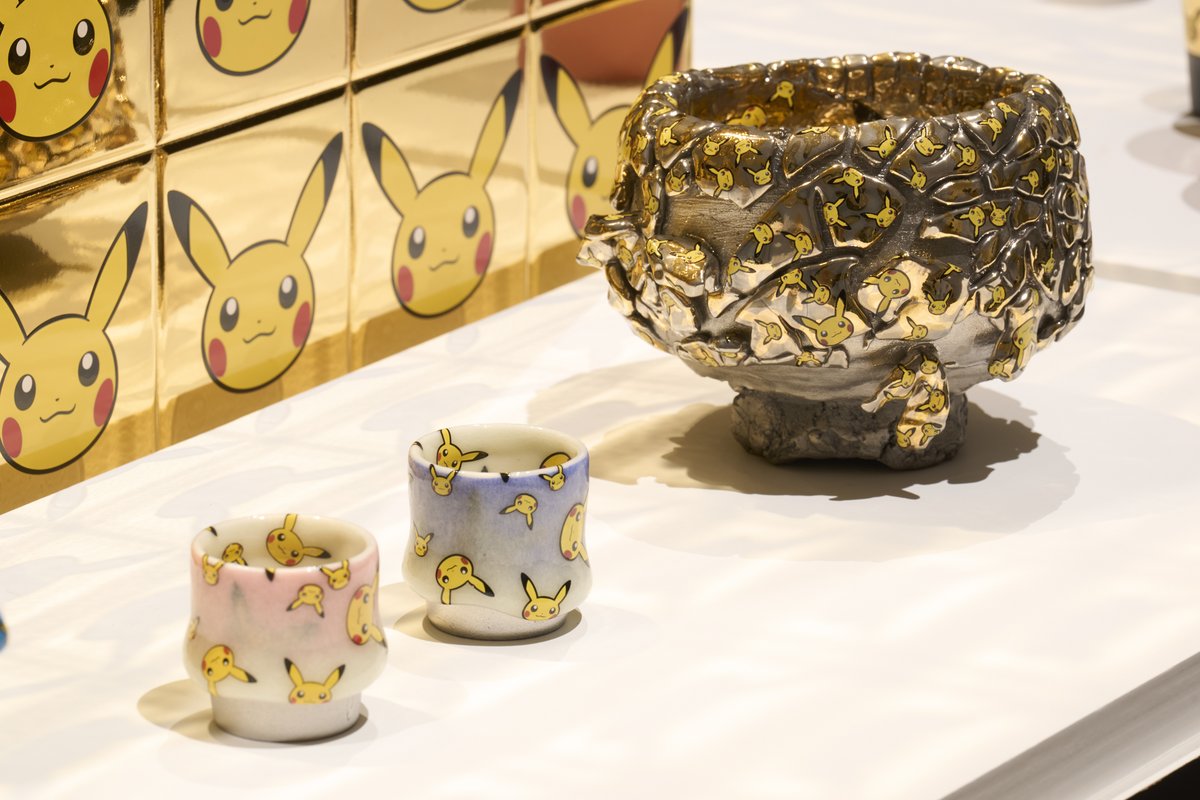 ⚡️ポケモン×工芸展 新作紹介⚡️ 展示会場で大きな存在感を放って