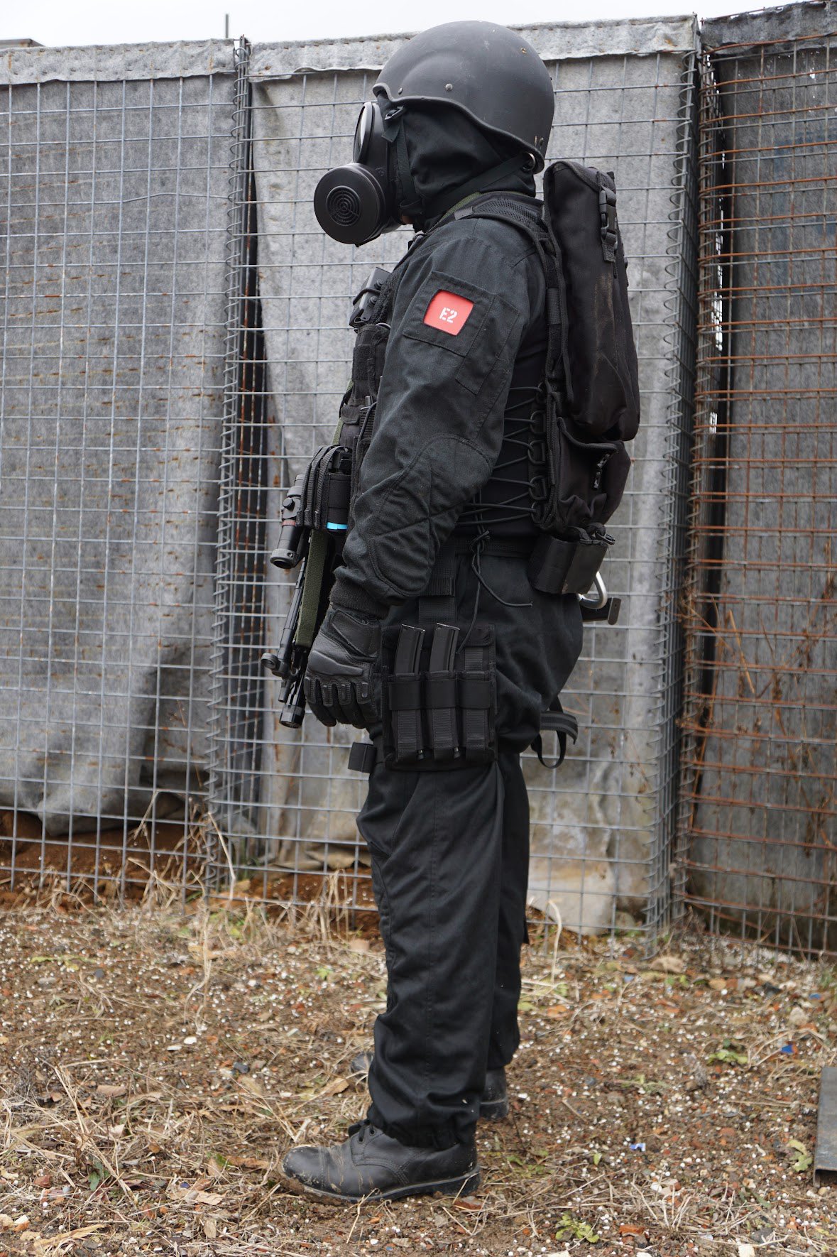 SAS アサルトスーツ ブラック Medium カバーオール 2025年最新】sas