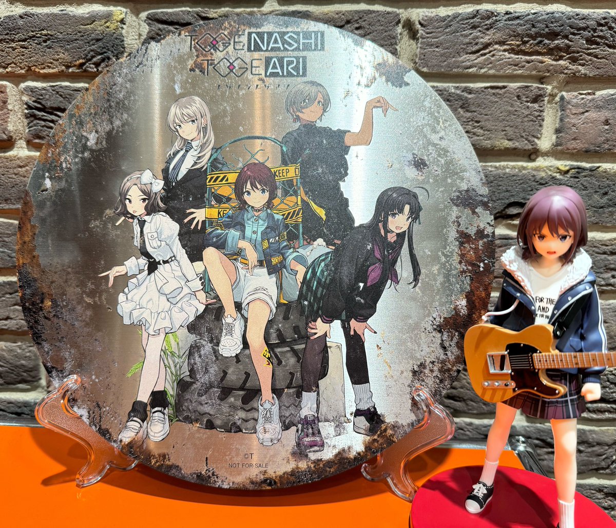 ガールズバンドクライ展 オリジナルステンレスボード ガルクラ展 トゲ