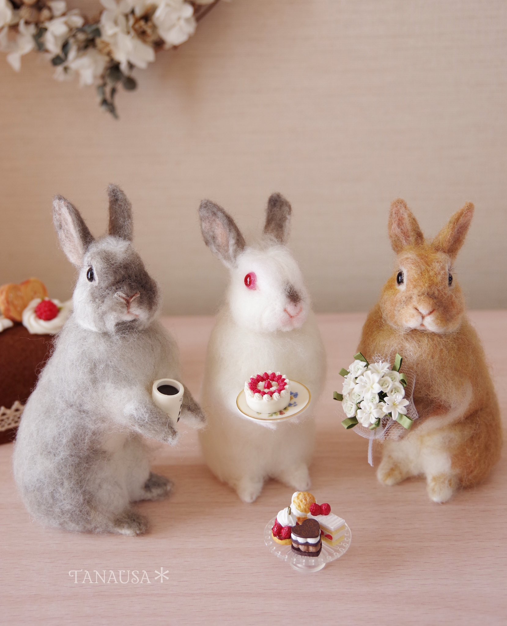 アーティストベア うさぎ 優しい垂れ耳うさぎちゃん アーティストベア