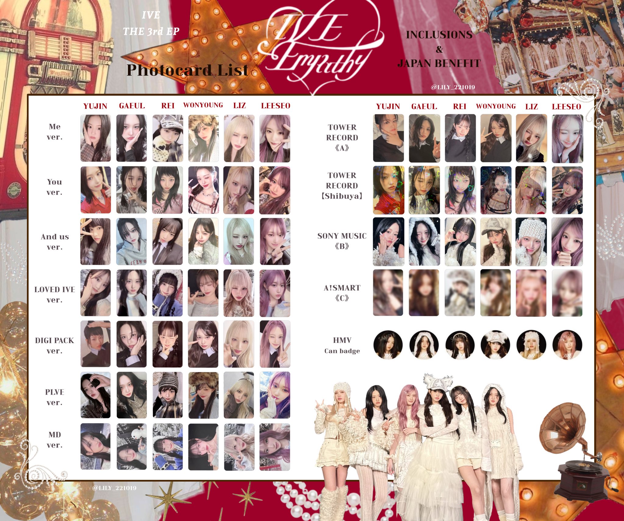 ive レイ トレカ まとめ売り IVE レイ トレカ まとめ売り6枚セット ive