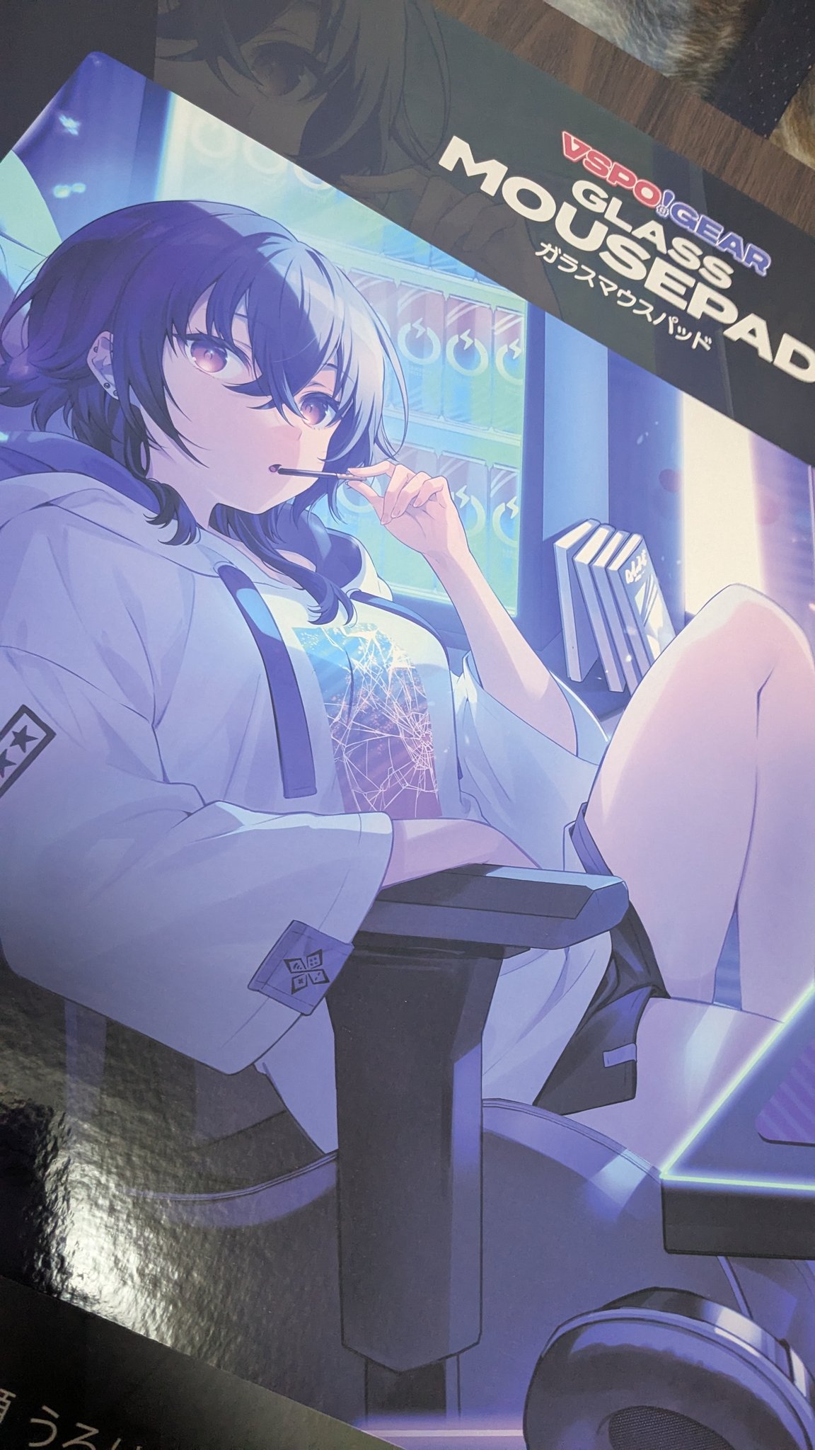 VSPO! GEAR ガラスマウスパッド 一ノ瀬うるは ぶいすぽっ！ ぷいすぽ
