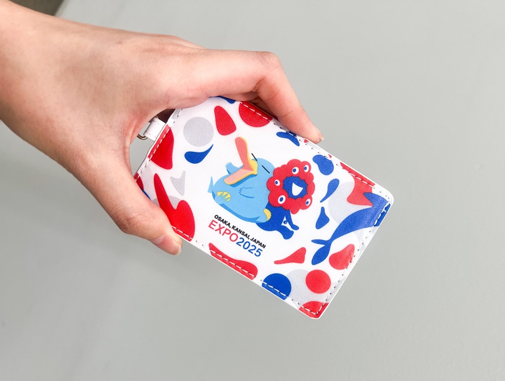 大阪関西万博 JR西日本 限定ICOCA ミャクミャク合皮 パスケースセット