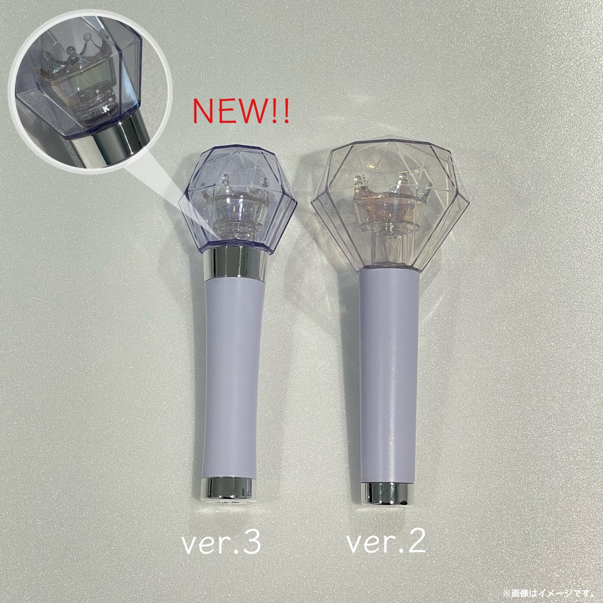 M!LK ミルクラスタルスティック 1 ペンライト この後20時より販売