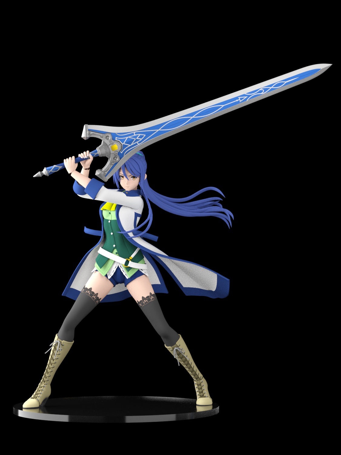 閃の軌跡 ラウラ・S・アルゼイド フィギュア ゲーム特典 閃の軌跡