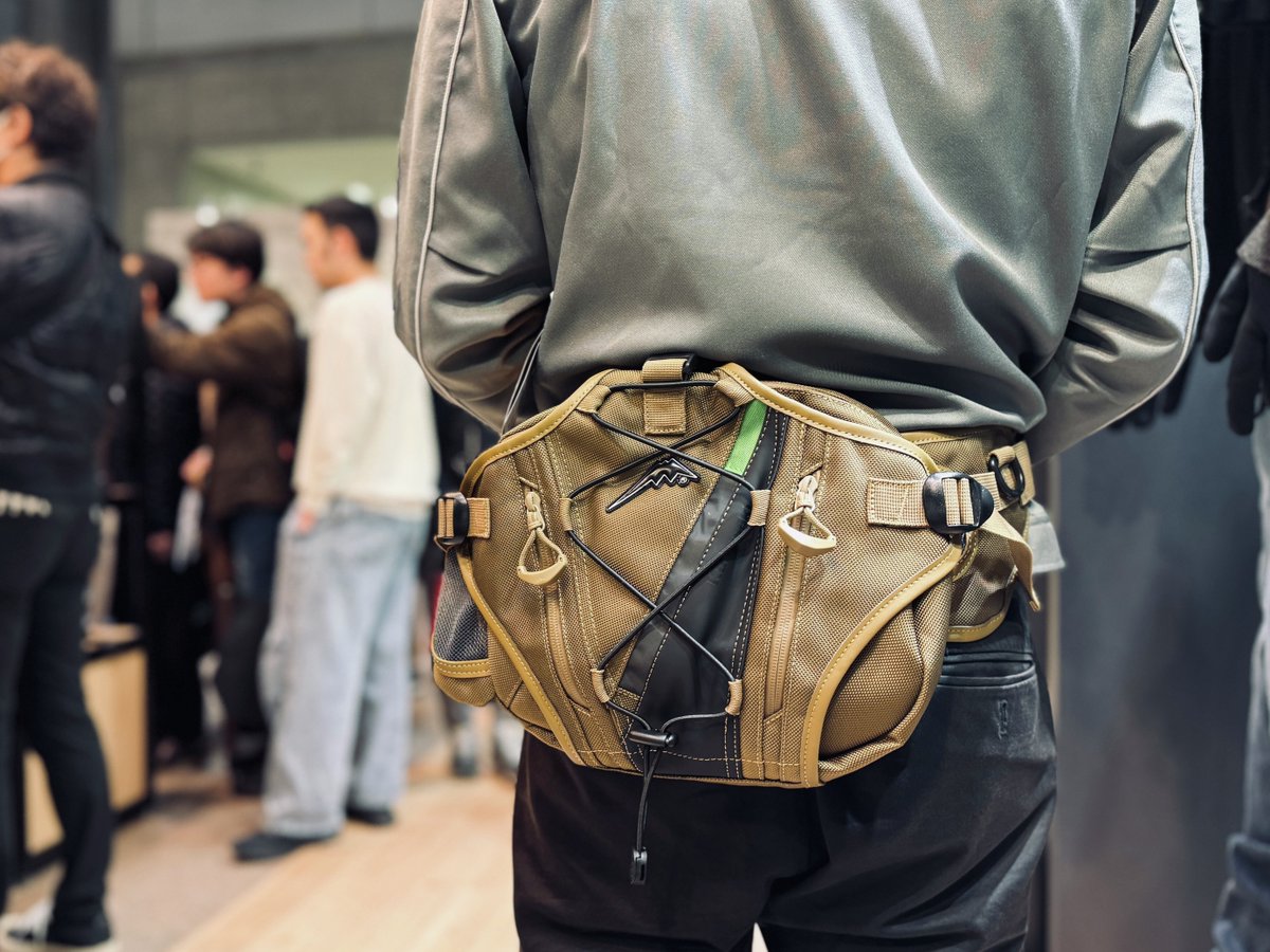 カワサキ×クシタニ ヒップバッグ』 ツーリングで便利なヒップバッグ