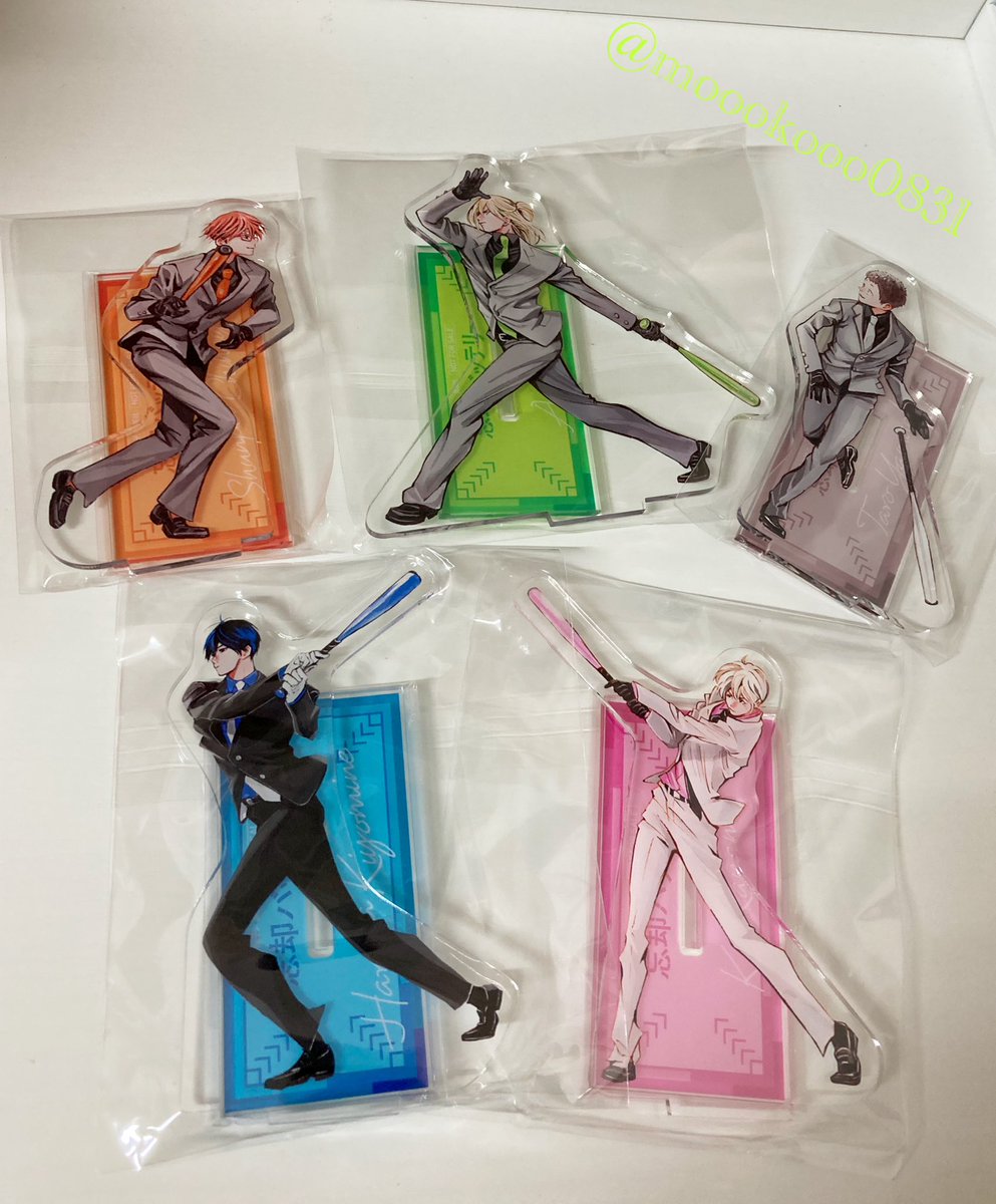 忘却バッテリー20巻のアクスタセットプレゼントに当選しました！ この