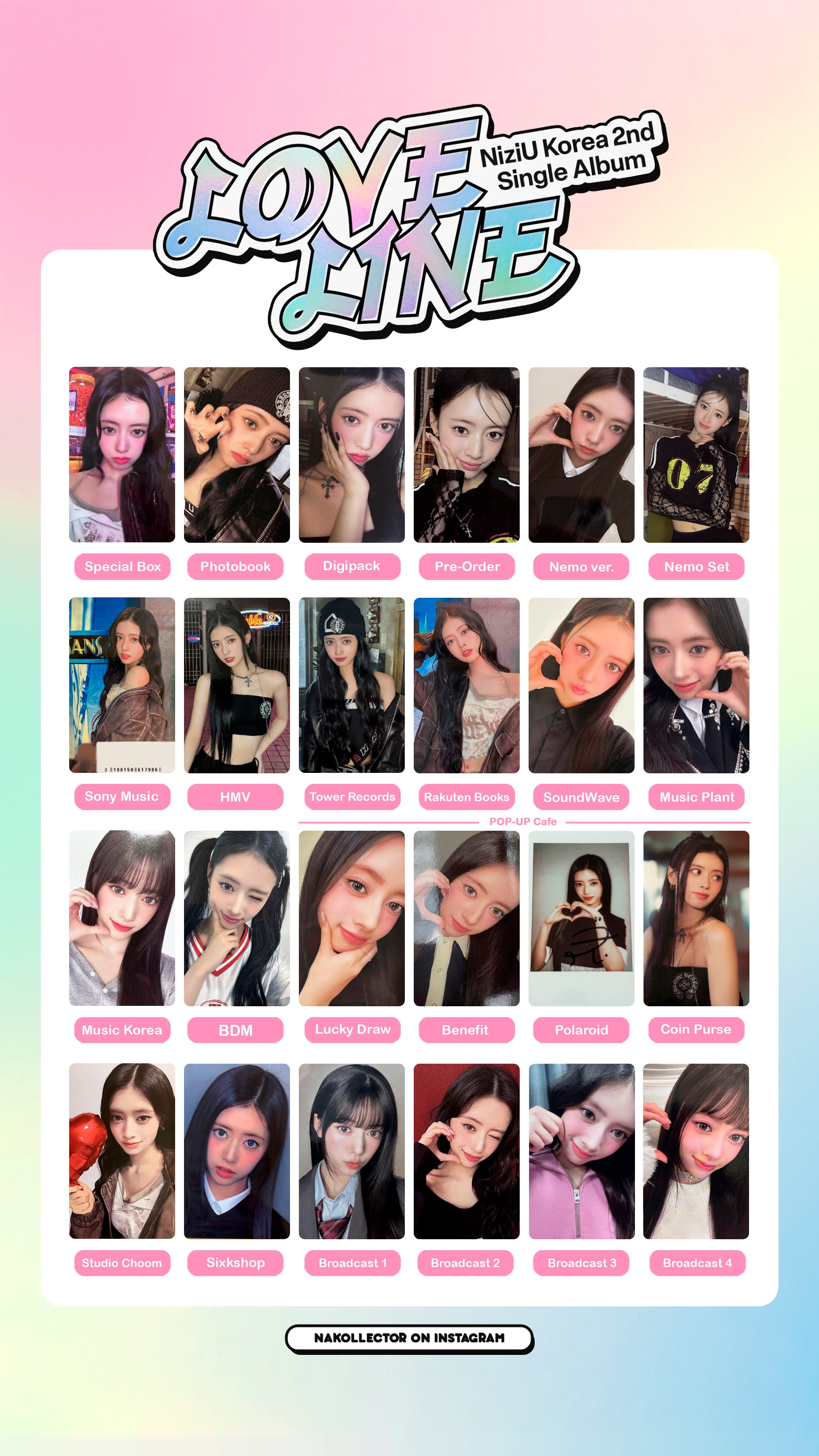 NiziU LOVELINE MMT トレカ コンプ フォトカ chio ʚїɞ『LOVE LINE』 on X: