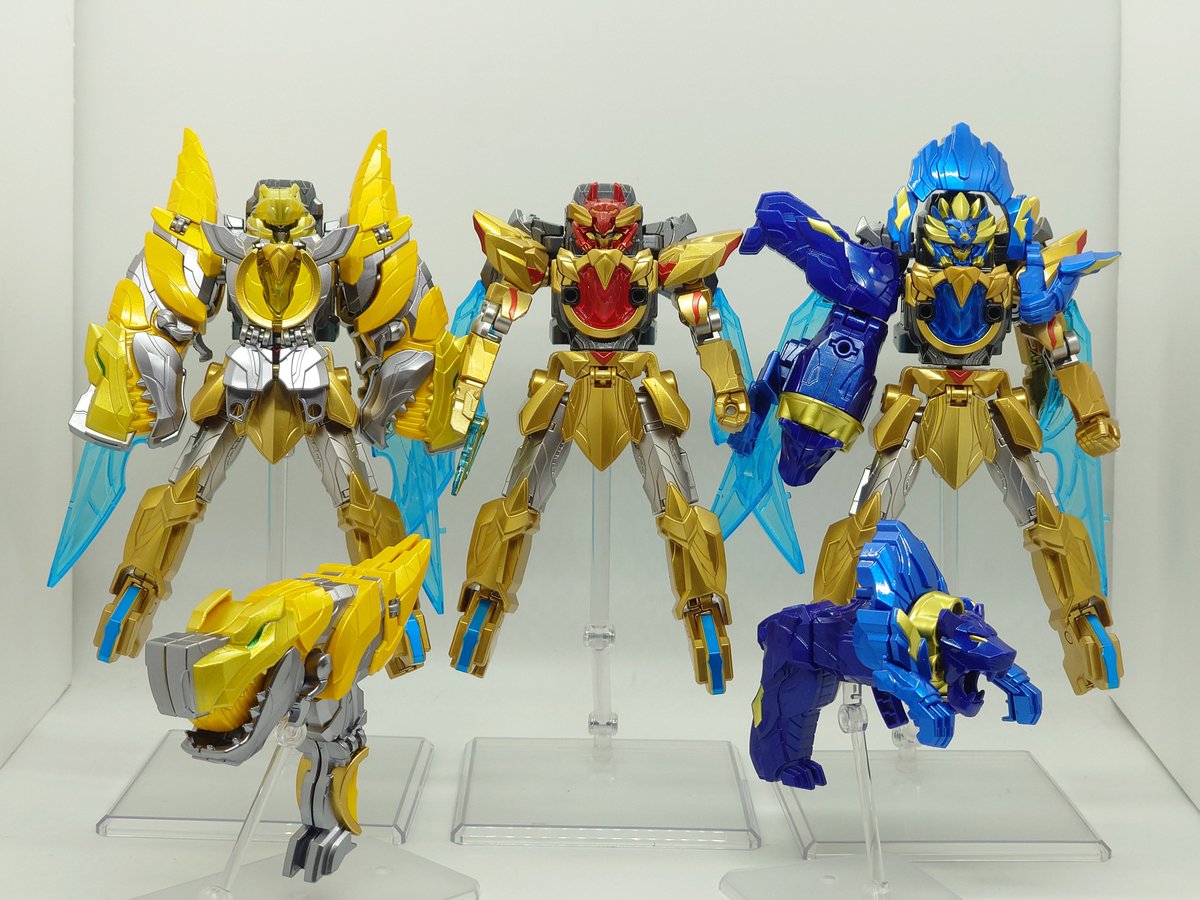 テガソード3体完成😊 ただ塗っただけですが疲れた～ 塗装レシピに続き