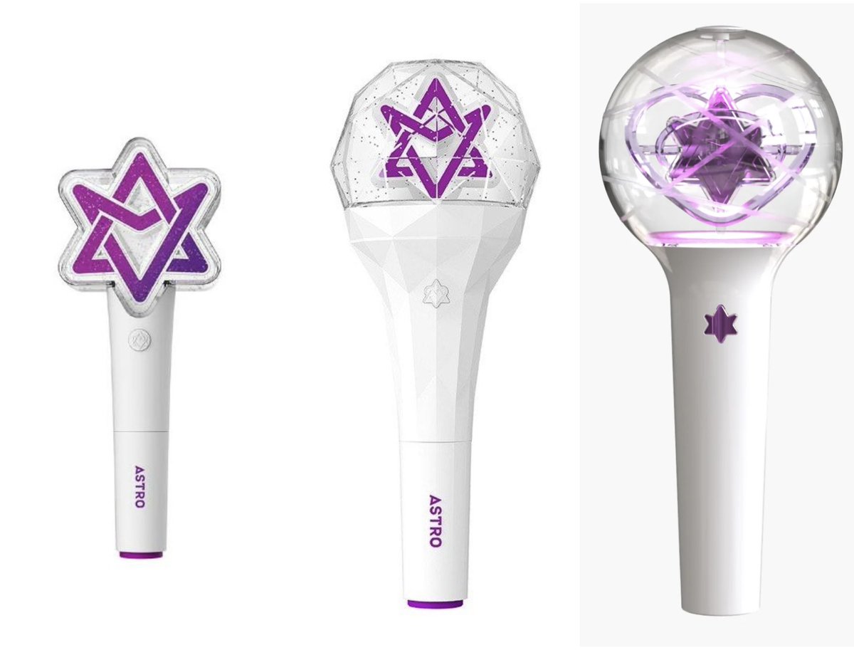 astro official lightstick 💜 ver 1 ver 2 ver 3
