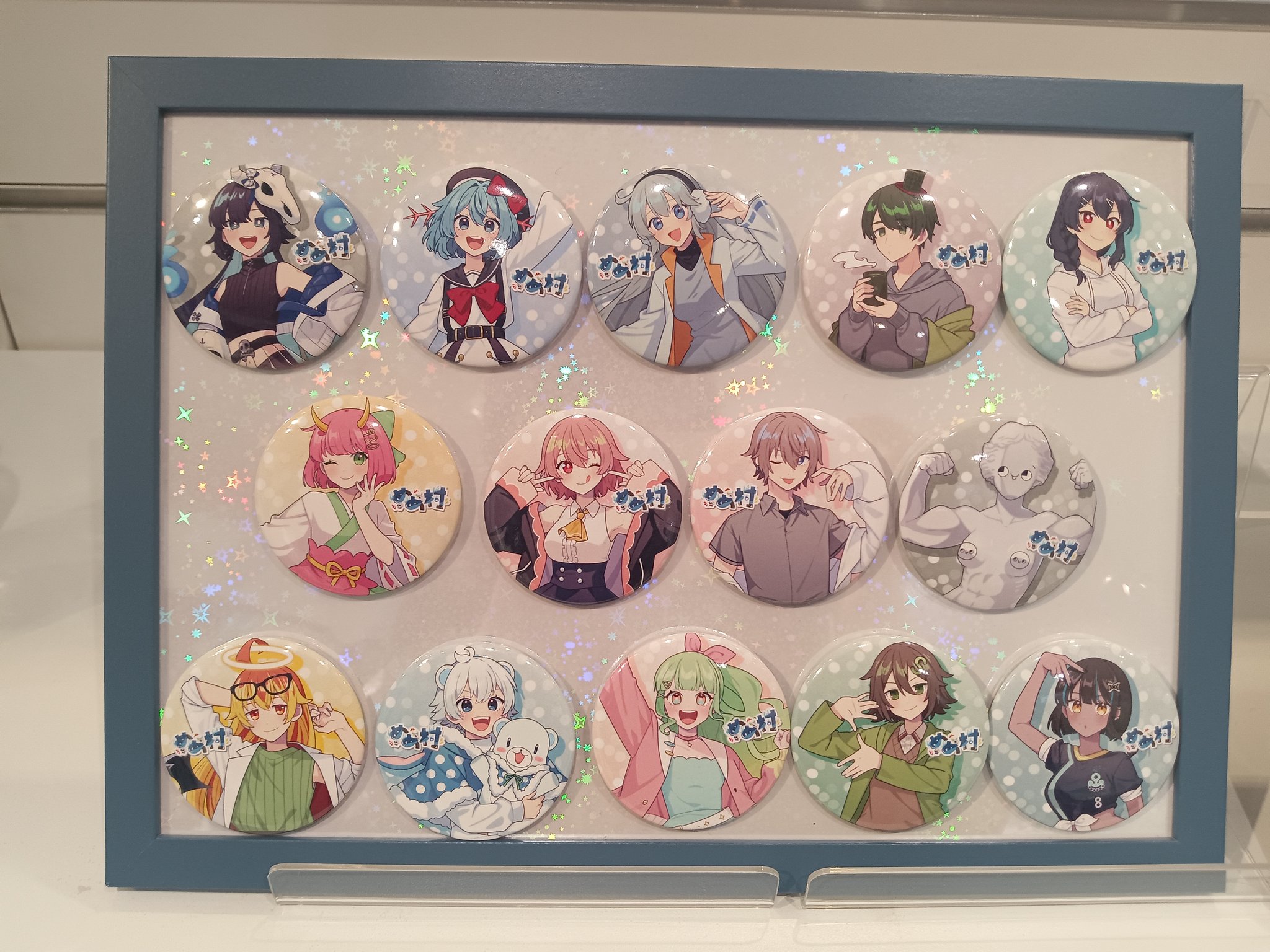 めめ村 ポップアップストア 缶バッジ めめんともり 20個 めめ村