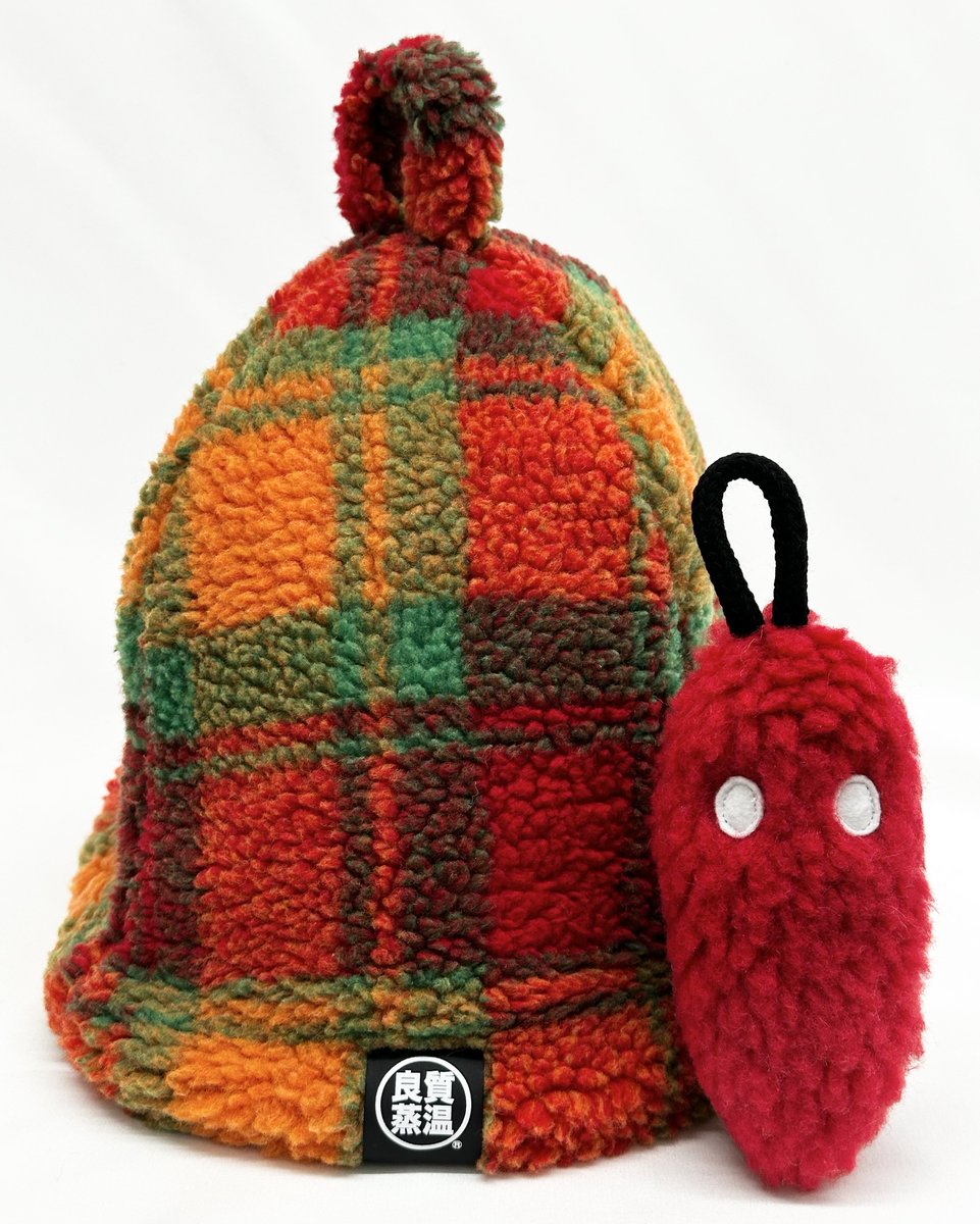 カラフルチェック柄ボア 蓑虫君セット 5/11（日）に何セットか出します