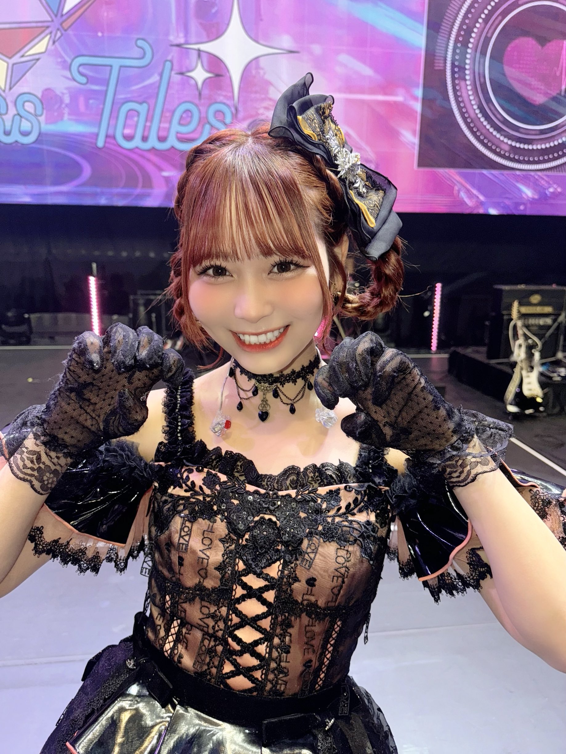 大場花菜 生写真 直筆 コメあり チュウ 「とくべチュ、して」 歌唱衣装