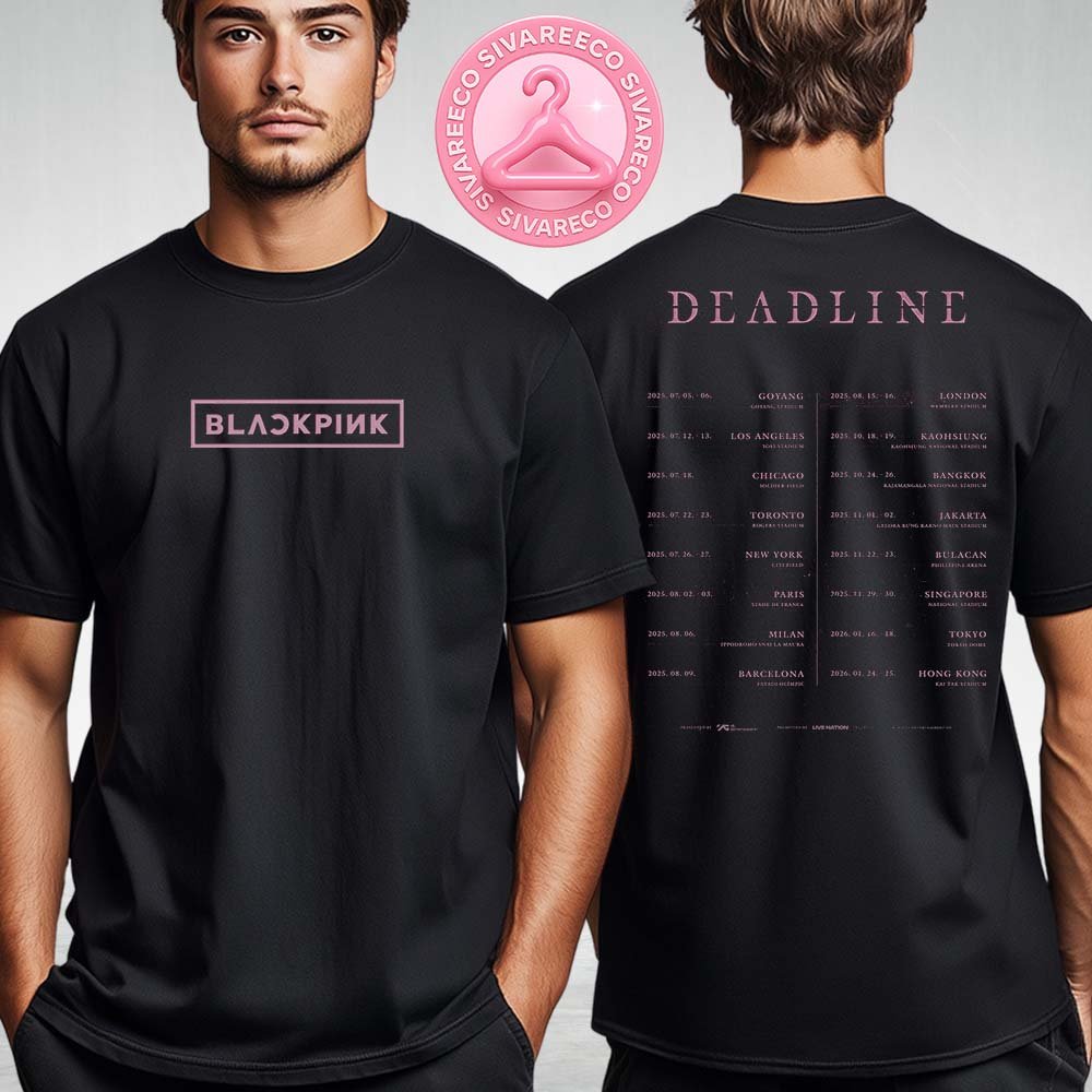 BLACKPINK】DEADLINE Tシャツセット BlackPink Deadline World Tour