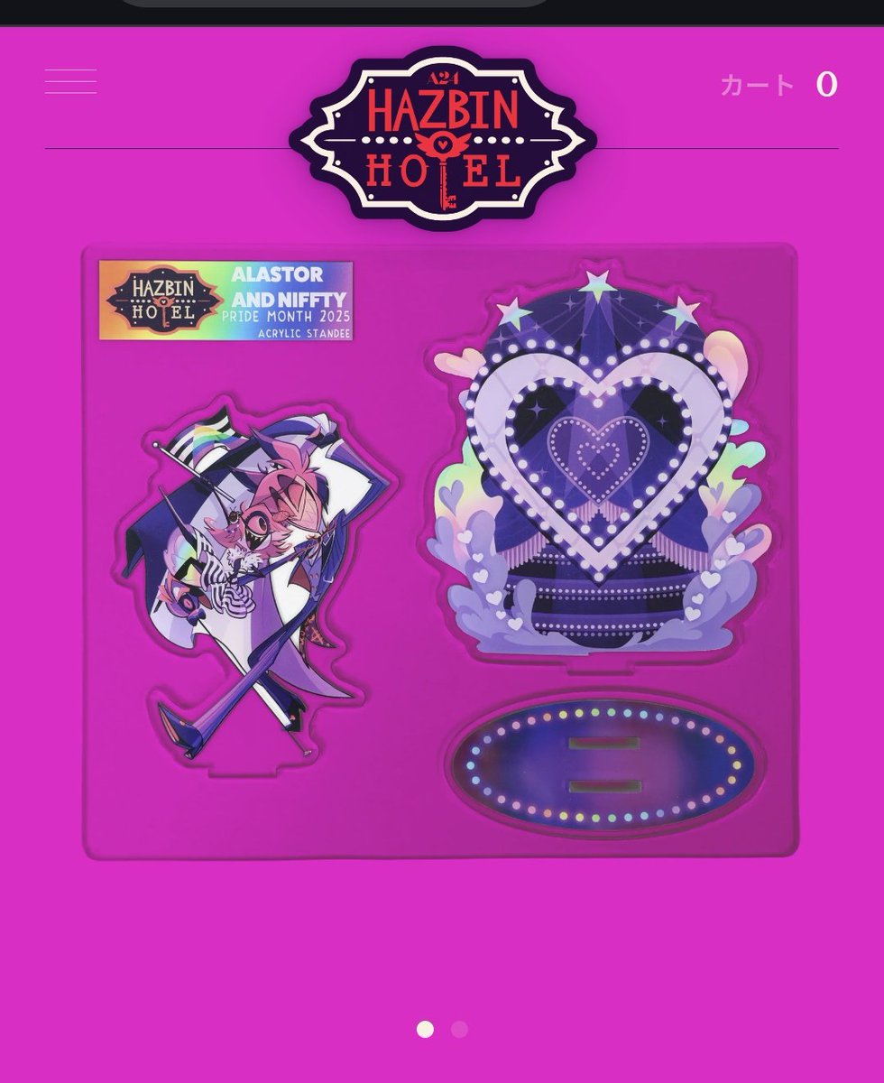 ハズビンホテル アクリルスタンド エンジェル プライド月間 PRIDE