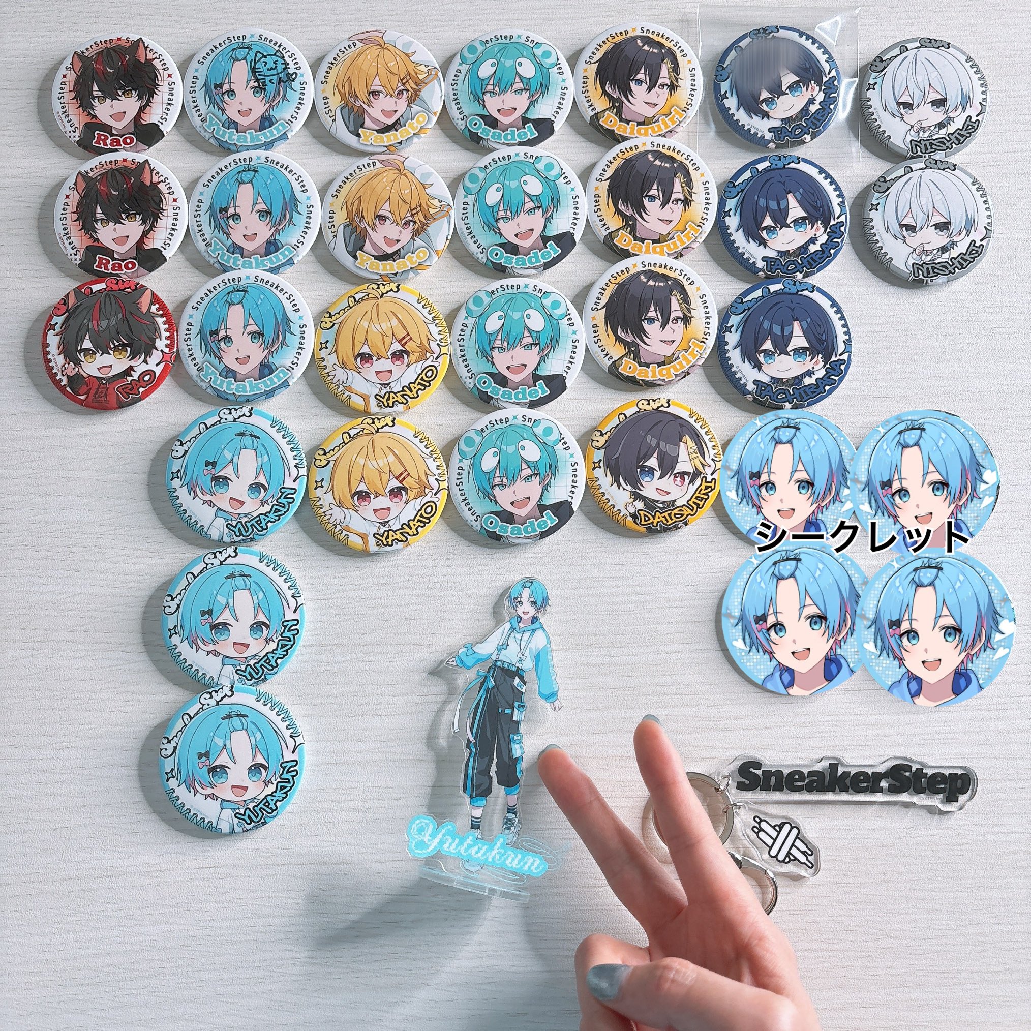 Sneaker Step すにすて たちばな アクスタ デビューグッズ 4点 すにすて