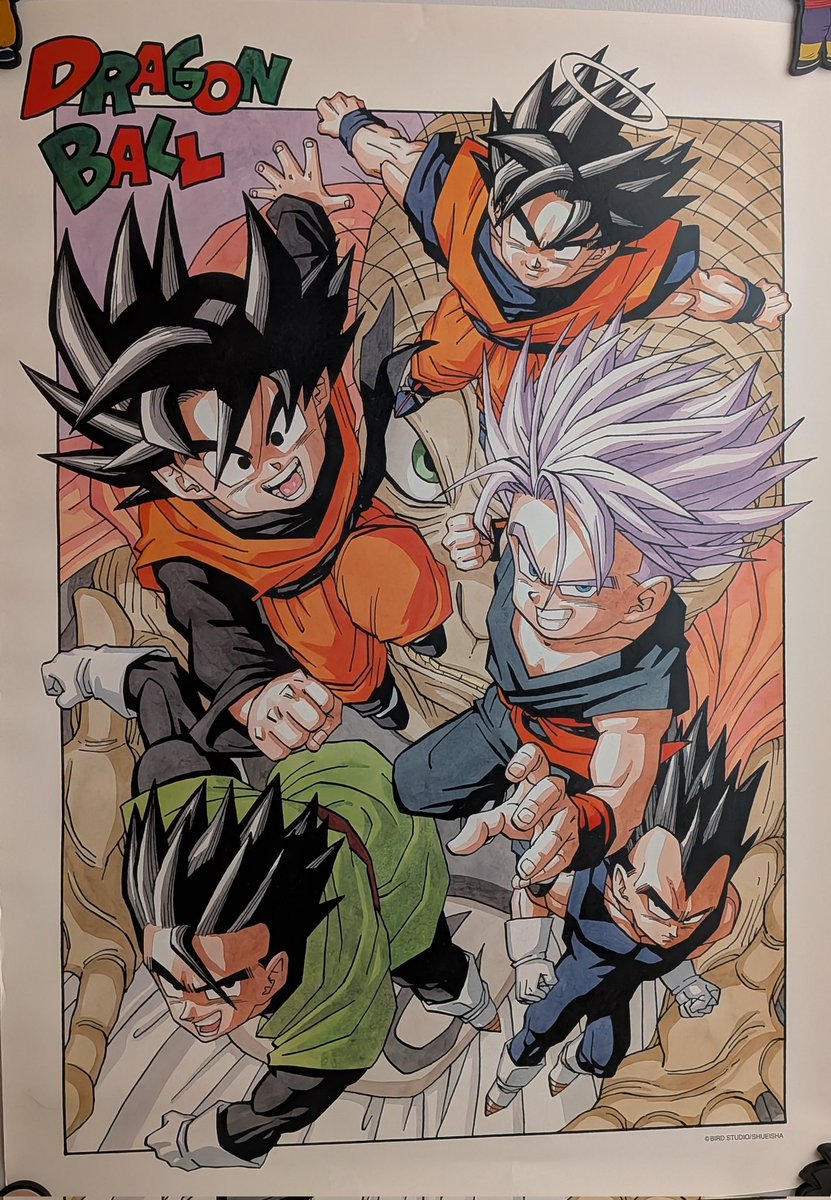 昔ジャンプショップで売ってたドラゴンボールのポスターコレクション